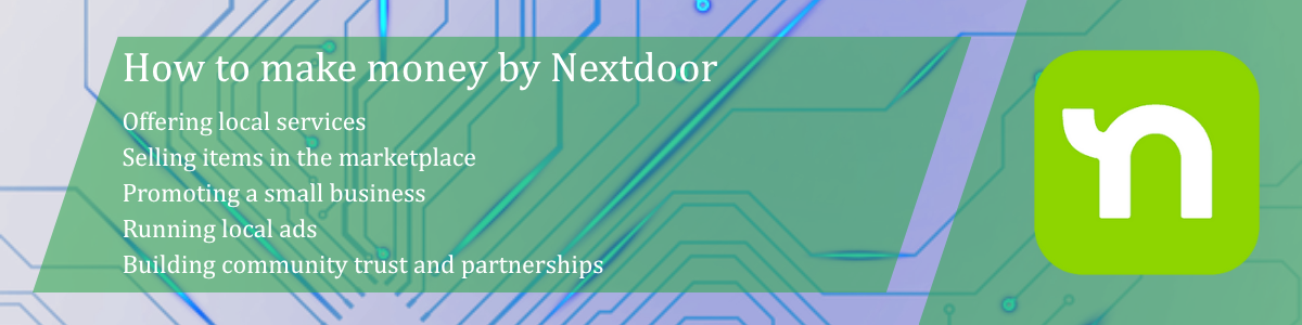 How to make money by Nextdoor