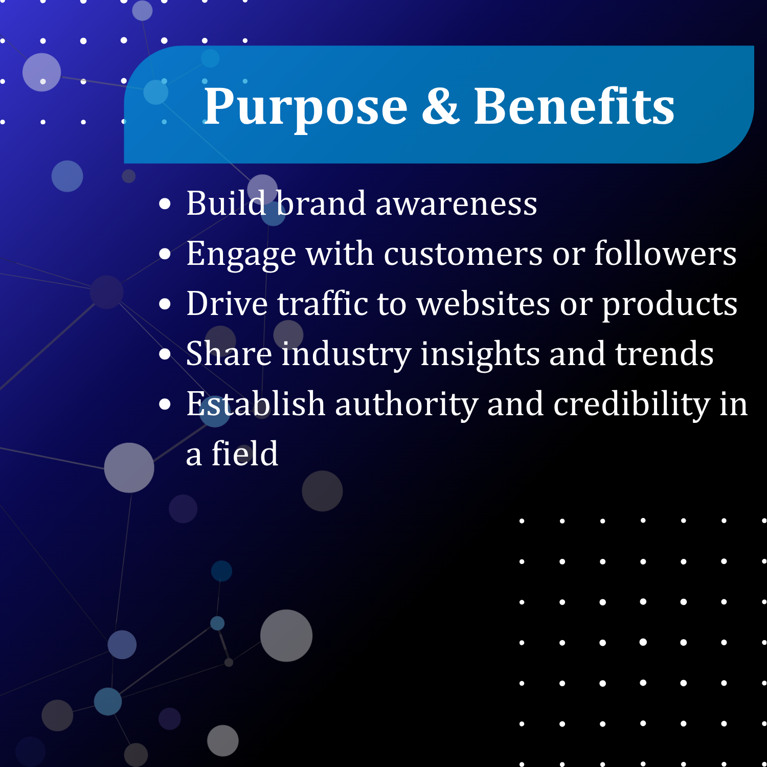Pupose & Benefits of twitter